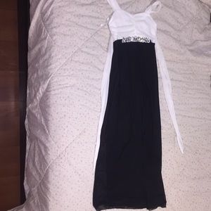 Black and white dress